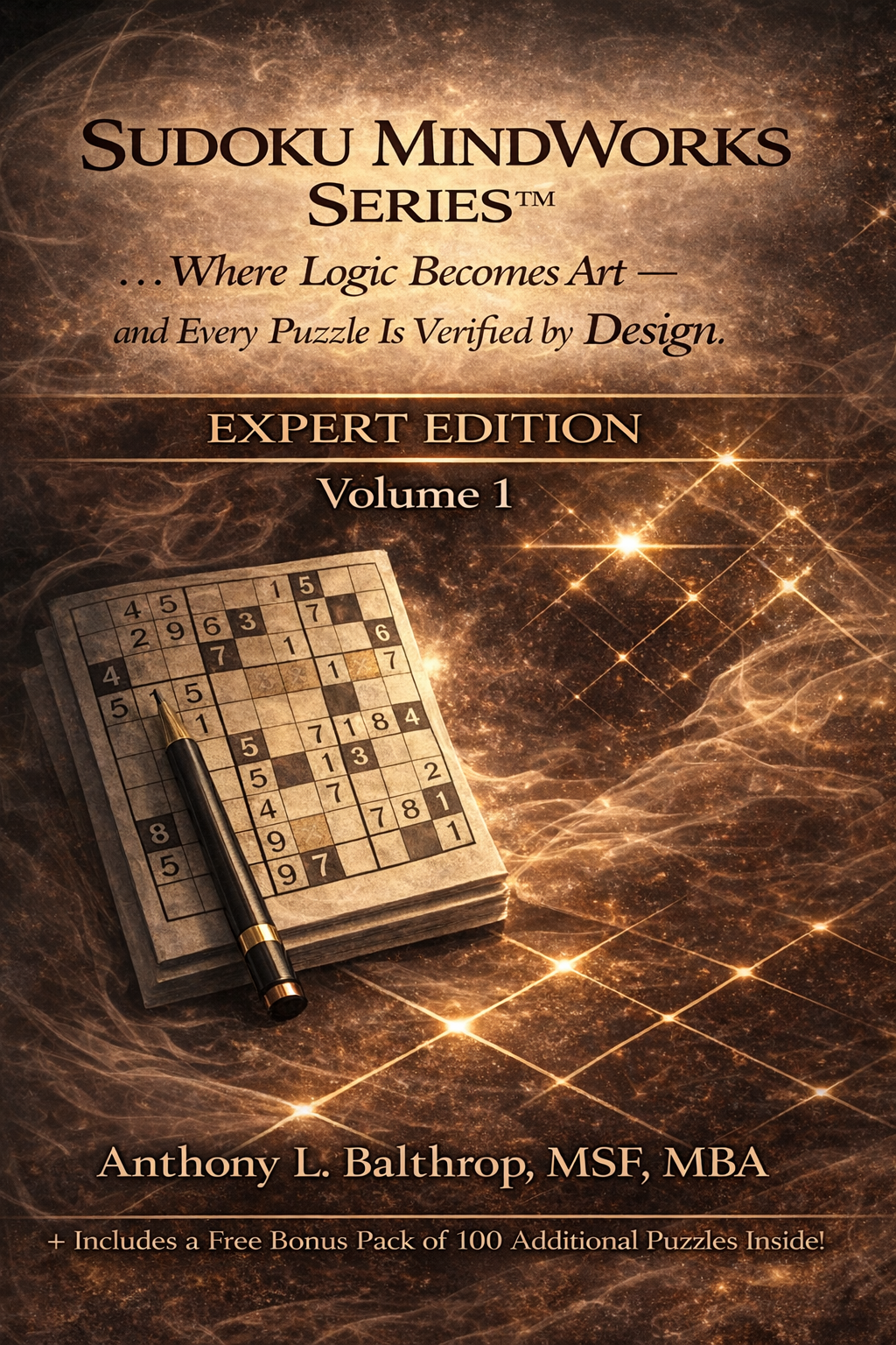 Sudoku MindWorks Series™ Expert Edition Volume 1 cover